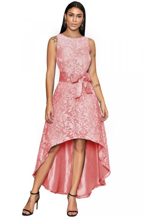 Elegantes ärmelloses Minikleid mit schöner Spitze  Suzan, rosa