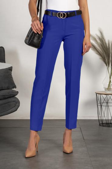 Elegante lange Hose mit geradem Schnitt  Tordina, blau