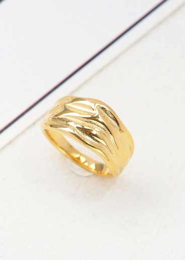 Eleganter Ring, ART2112, goldfarben.