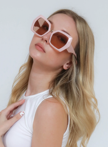 Modische Sonnenbrille, ART2178, rosa