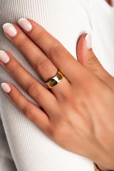 Eleganter Ring, ART555, goldfarben.
