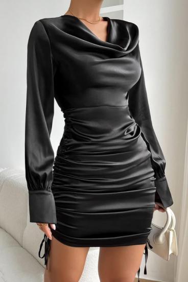 Elegantes Minikleid, schwarz