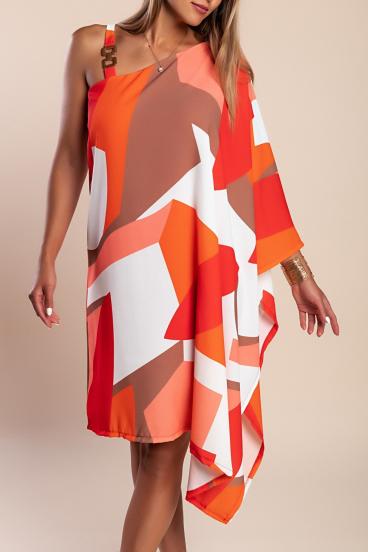 Edler Mini mit Print, rot