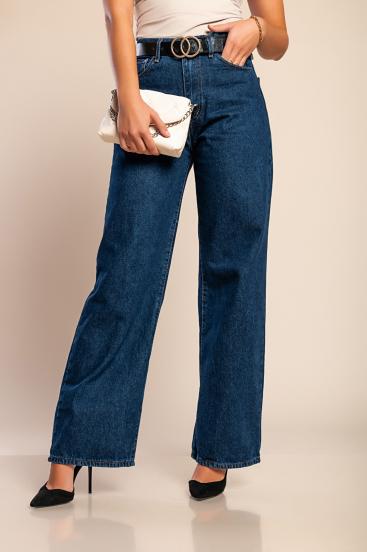 Straight Jeans, dunkelblau