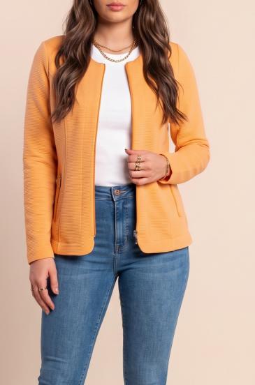 Plus Size Zip-Top, orange