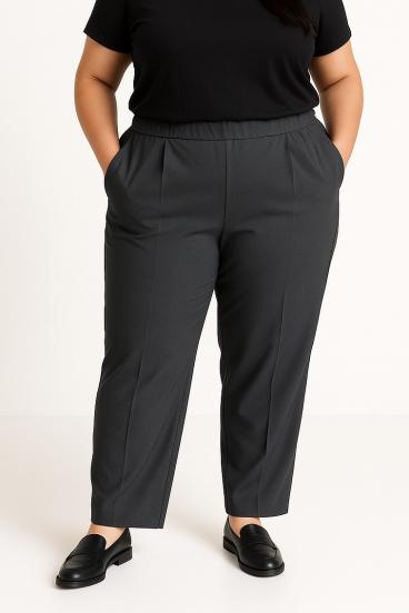 Elegante Hosen in Übergröße, dunkelblau
