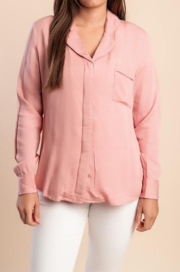 Hemd mit Tasche, pink