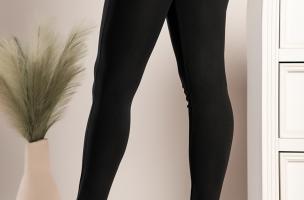 Fashion-Leggings mit breiter Taille Tanay, schwarz