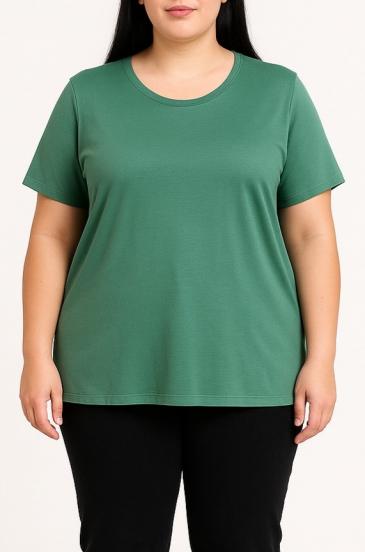 Viskose T-Shirt, grün