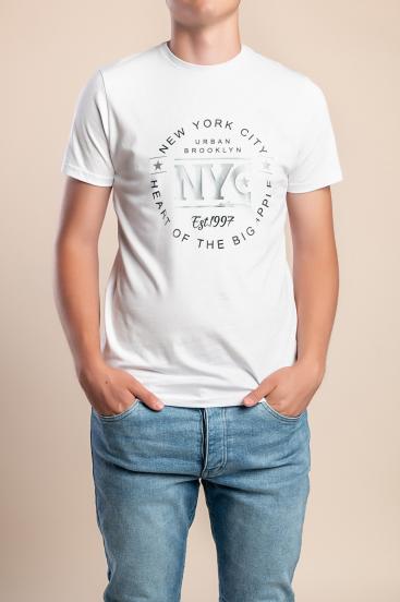 Herren T-Shirt, weiß