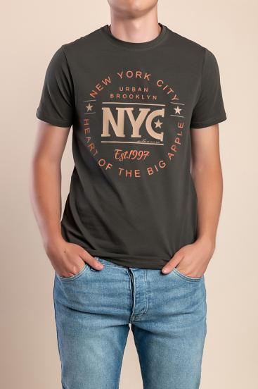 Herren T-Shirt, Oliv