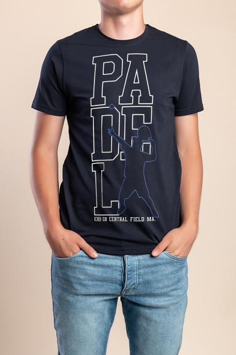Herren Baumwoll-T-Shirt, Dunkelblau