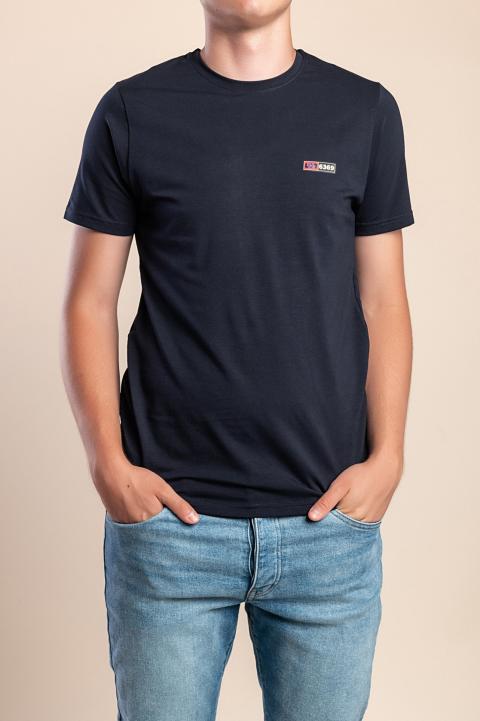 Herren Baumwoll-T-Shirt, Dunkelblau