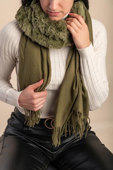 Winterschal, Olive
