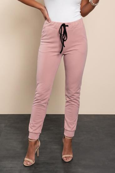 Hose mit elastischem Bund, Hellrosa
