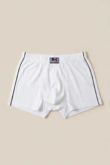 Herren Baumwoll-Boxershorts, Weiß