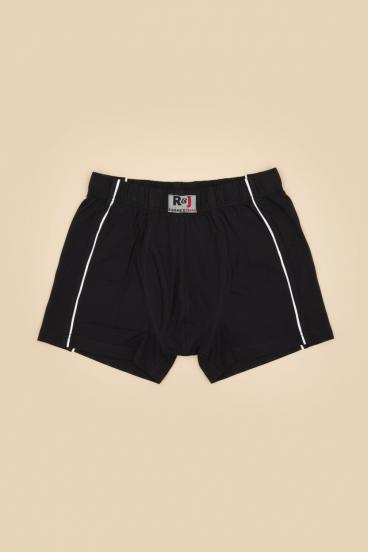 Herren Baumwoll-Boxershorts, Schwarz