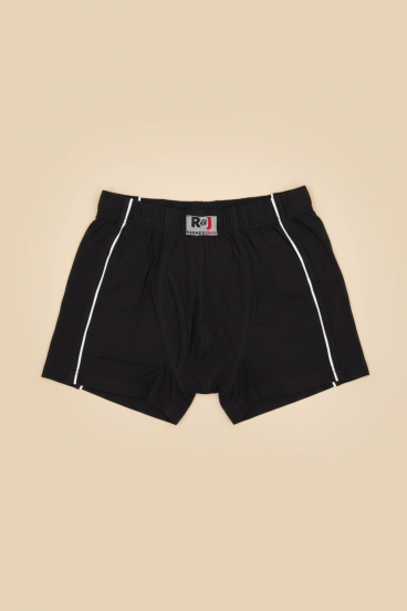 Herren Baumwoll-Boxershorts, Schwarz