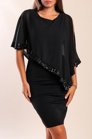 Elegantes Kleid  ARLET, schwarz