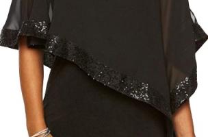 Elegantes Kleid  ARLET, schwarz
